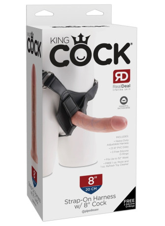Strap-on with 8 Inch